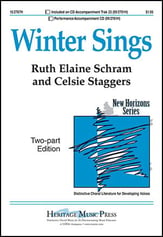 Winter Sings Two-Part choral sheet music cover